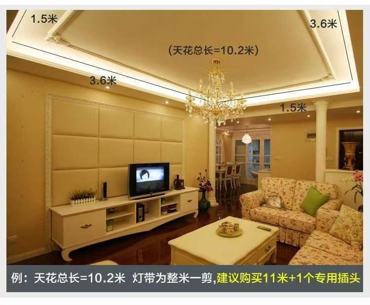 5050LED light strip, 220V outdoor waterproof, IP65, lighting project, home decoration lighting, decorative atmosphere, colored light strip pic 27