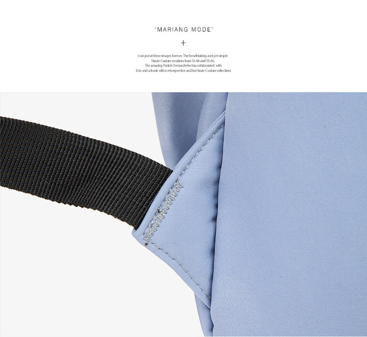 森系大容量休闲双肩包ins韩版纯色百搭初高中学生书包定制印logo详情18