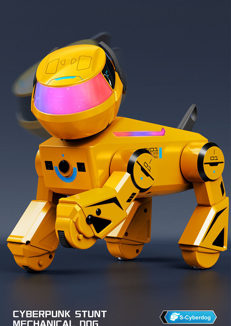 AI跨境外贸遥控智能机器狗黑科技机械狗人工智能宠物电子儿童玩具详情6