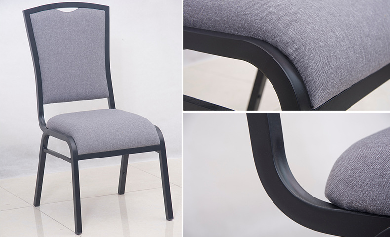 Star Factory direct sales, export quality wedding hotel banquet and conference chairs, iron pipe and aluminum alloy hotel chairs pic 3