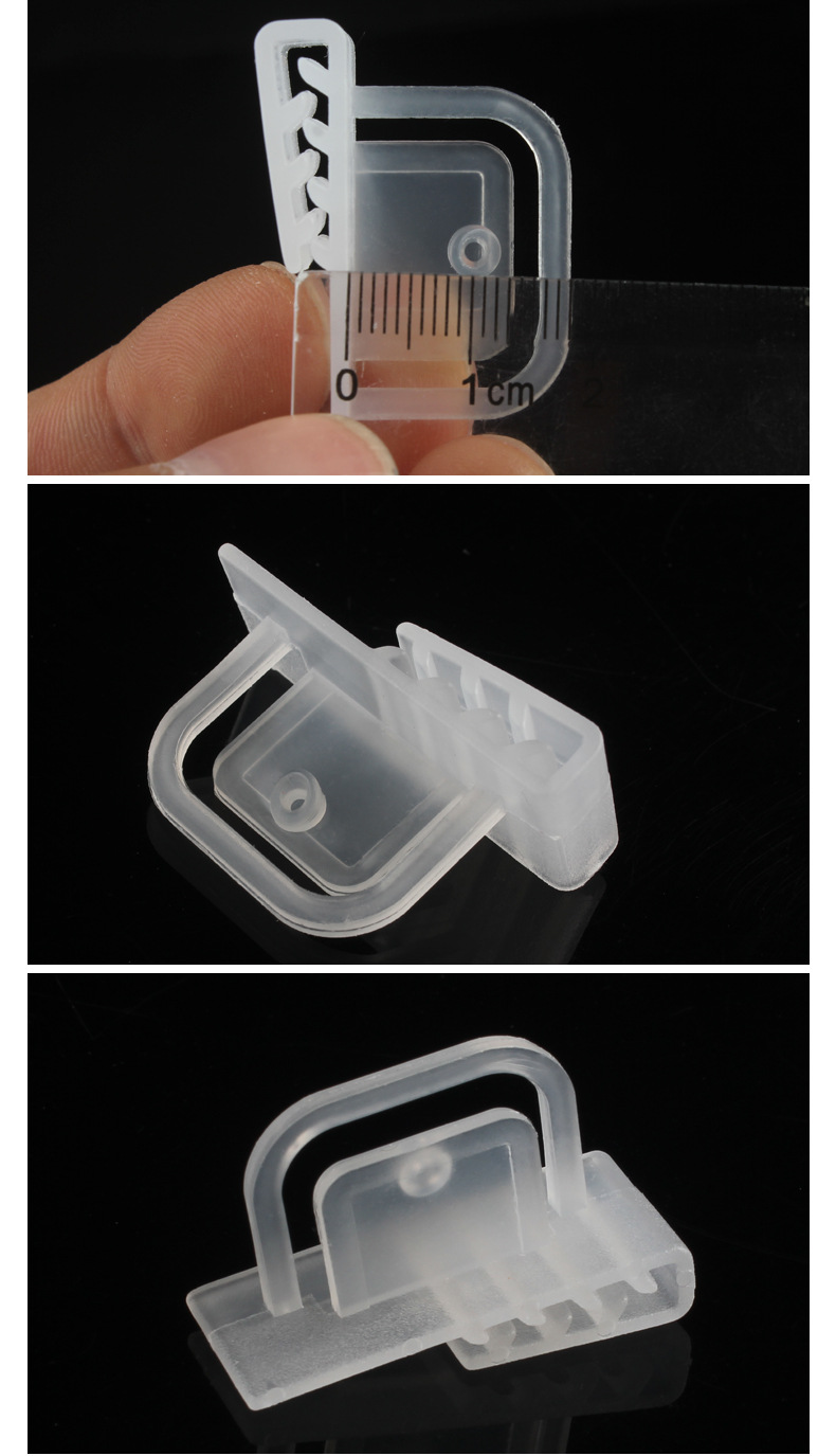 Shopping mall POP plastic card clamps, channel clips, supermarket shelf advertising boards, promotional card accessories, PVC universal card inserts, shelf labels, plastic fixed clips, supermarket cabinet advertising prompt pieces, clamping accessories, store signs pic 5