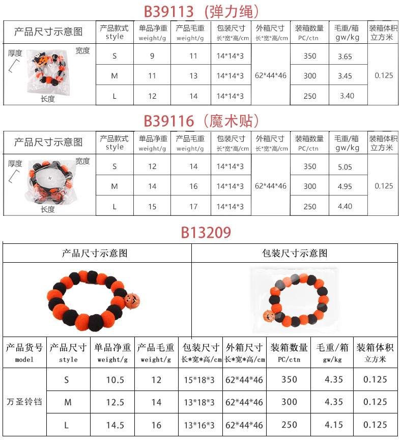 Z跨境新款热销万圣节系列宠物帽子项圈创意设计多款式可选择装饰详情7
