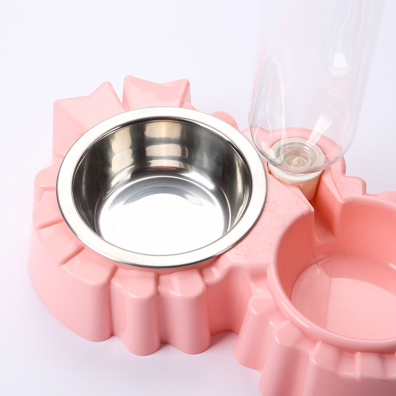 Pet feeding bowl, pet stainless steel bowl, cat and dog food basin, pet dog bowl, pet cat and dog automatic water dispenser pic 9