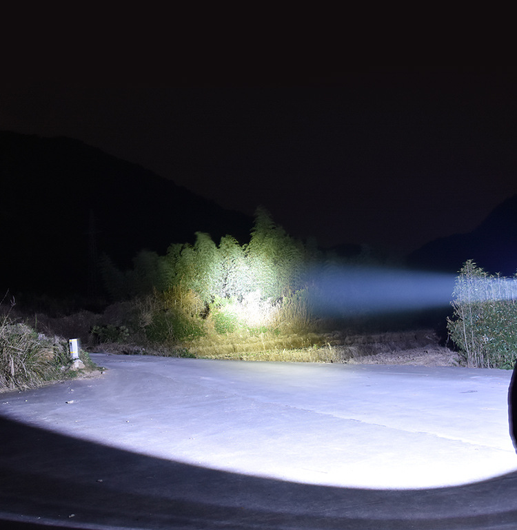 Cross-border LED outdoor strong bald light strip, COB rechargeable headlamp, cycling night fishing, running light, white and red dual-light pic 18