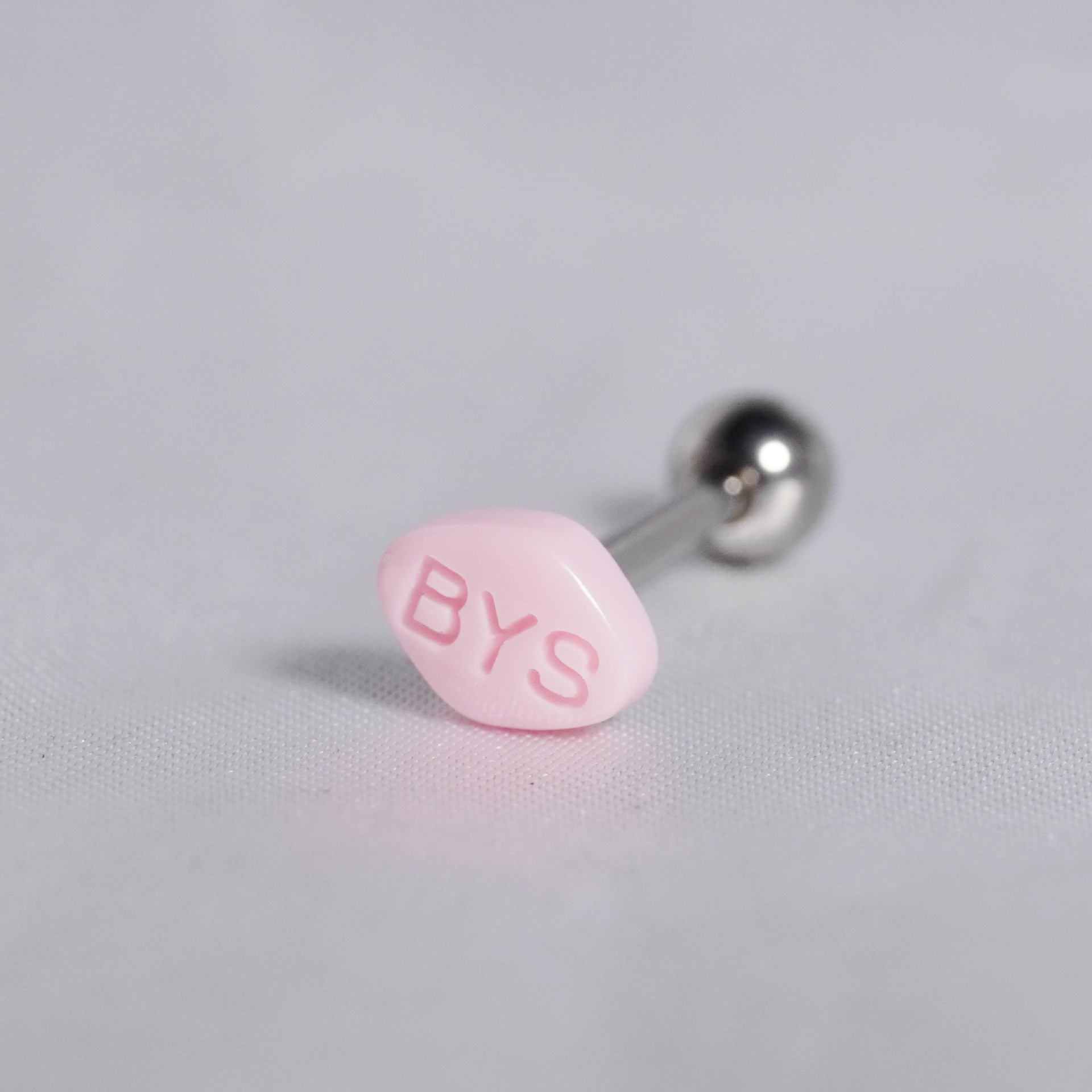 药丸舌钉树脂亚克力舌饰小众新款个性舌头环人体穿刺饰品厂家直销详情8