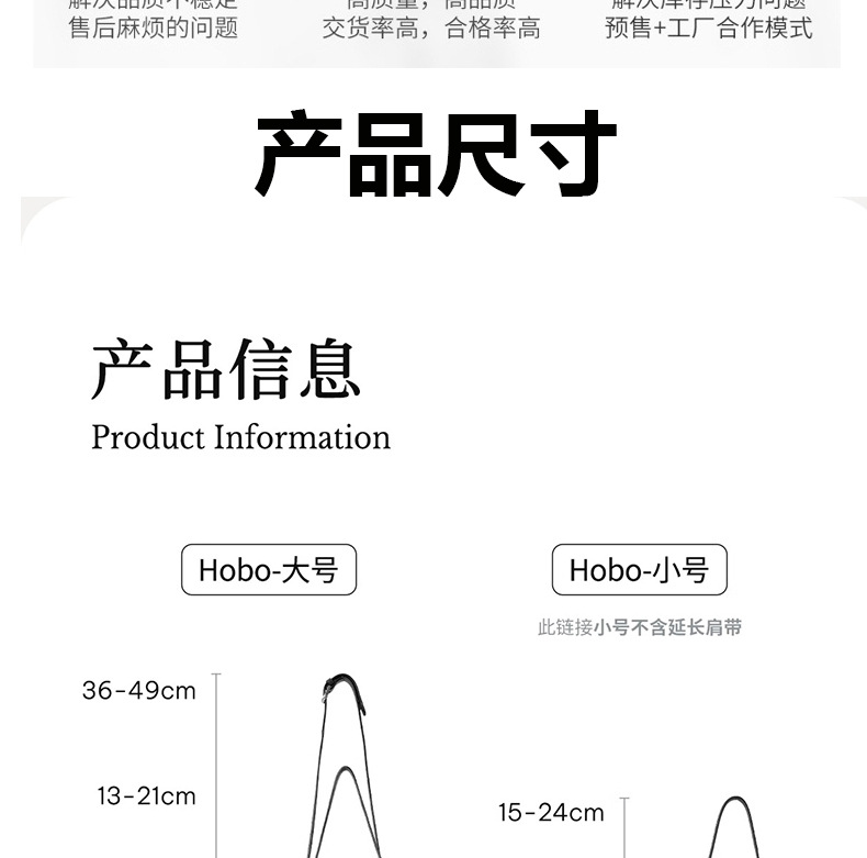 裘真Hobo包头层植鞣牛皮腋下复古真皮休闲百搭单肩通勤饺子包女包详情4