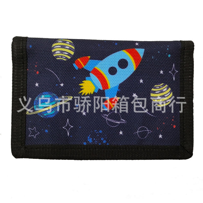 数码印花儿童钱包男生 学生折叠卡通零钱包 动漫拉链可爱女生钱夹收纳卡包详情11