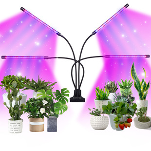 Angel Ring Plant Growth Lamp Telescopic pole full-spectrum USB timed dimming succulent bonsai plant supplementary light pic 1