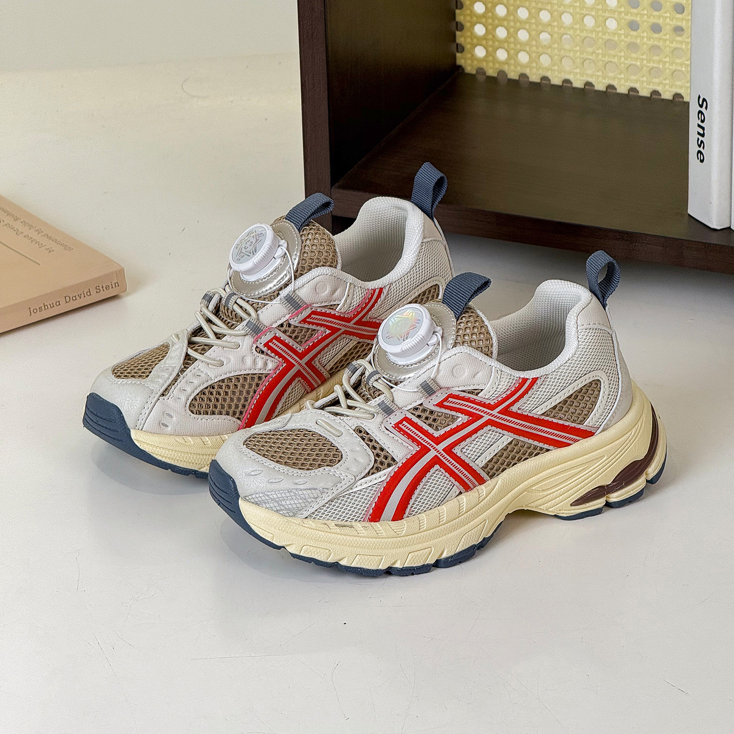 2025年夏季新款儿童老爹鞋时尚旋转扣童鞋单网透气男女童运动跑鞋详情39