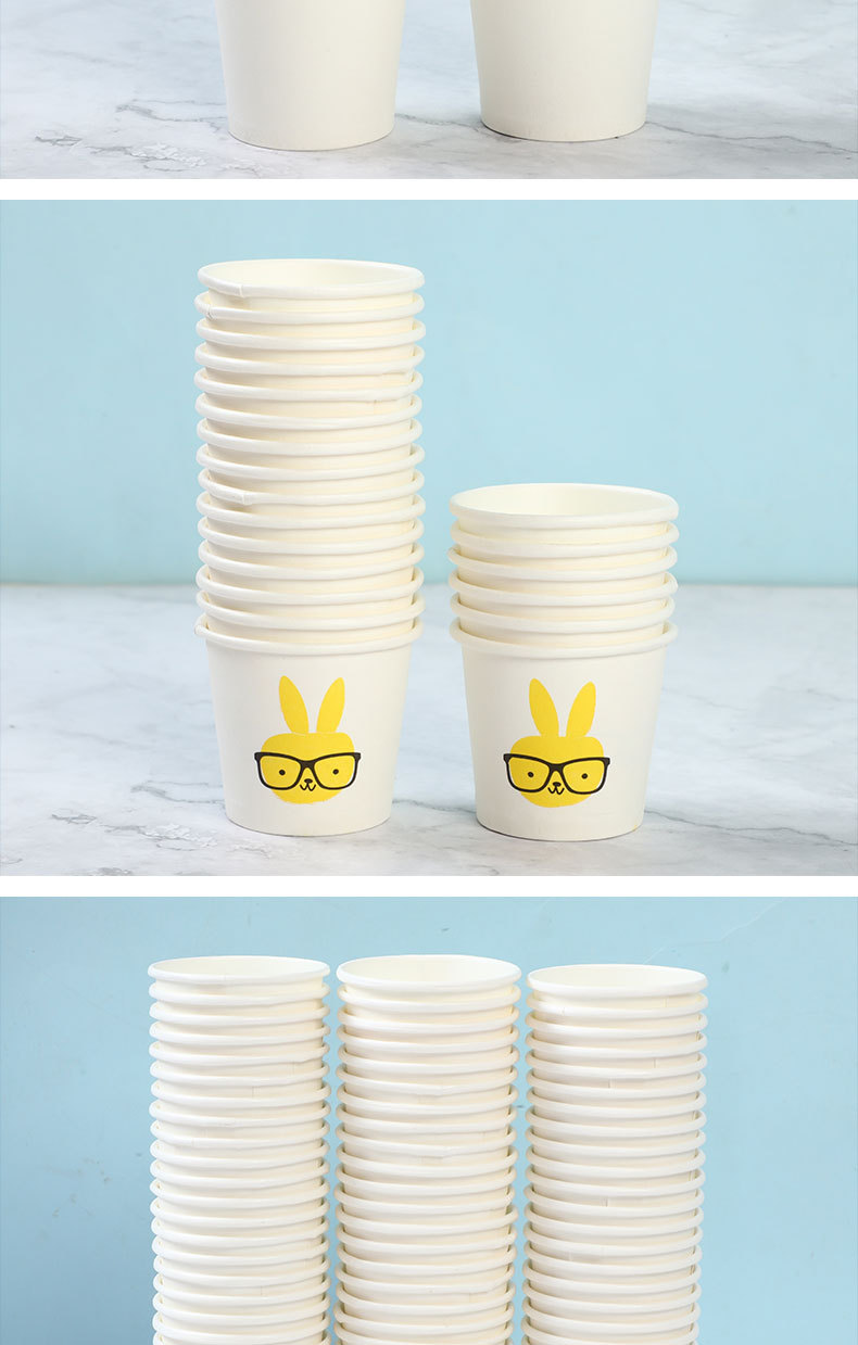 一次性饮品试饮杯30/50/100ml商超试吃试饮杯子一次性纸杯批发详情6