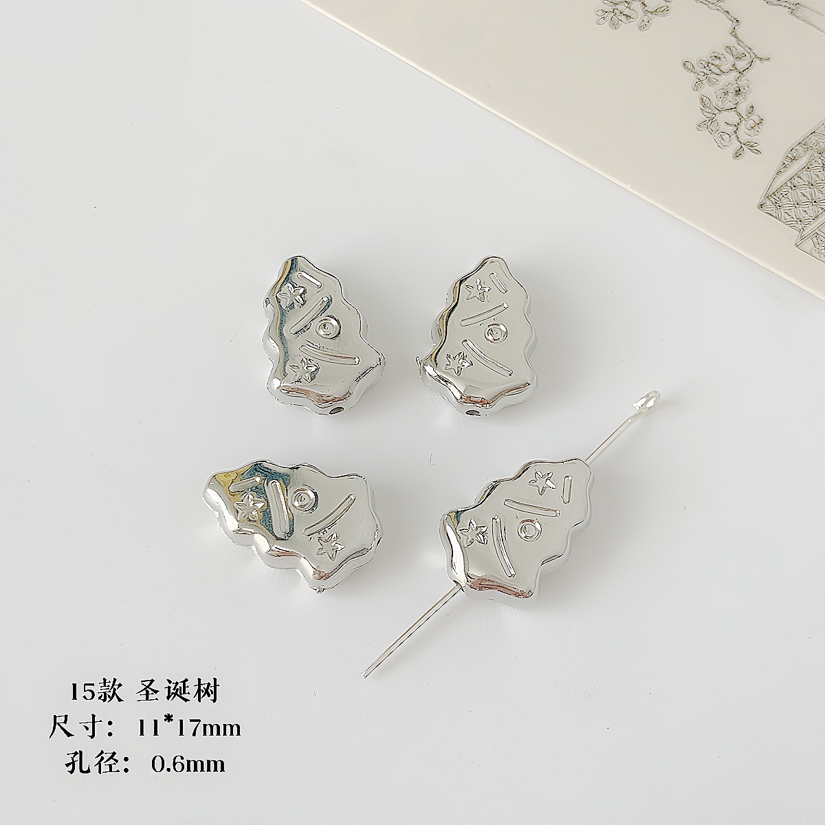 【 Silver ccb Series 】 Versatile and affordable basic beaded beads, flower heart scattered beads, diy handcrafted beading material pic 22