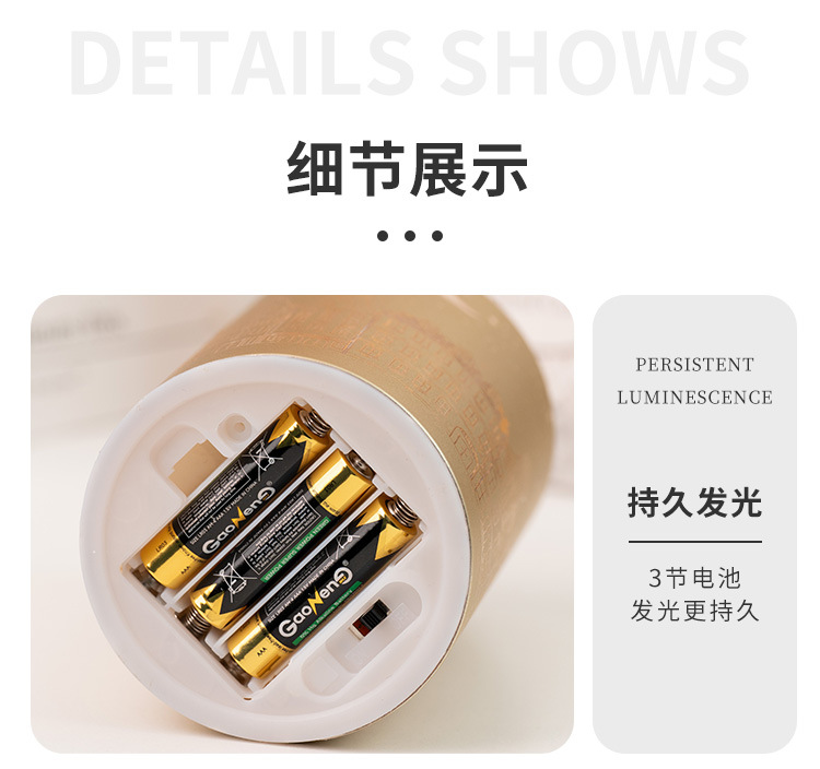 香薰蜡烛浪漫城市图案节日礼物卧室持久香氛香氛小夜灯批发定制详情14