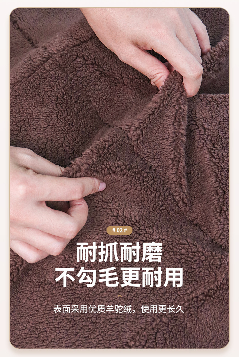 四季通用狗垫加厚铝模防潮中大型犬床垫冬季保暖狗垫宠物垫猫用品详情5