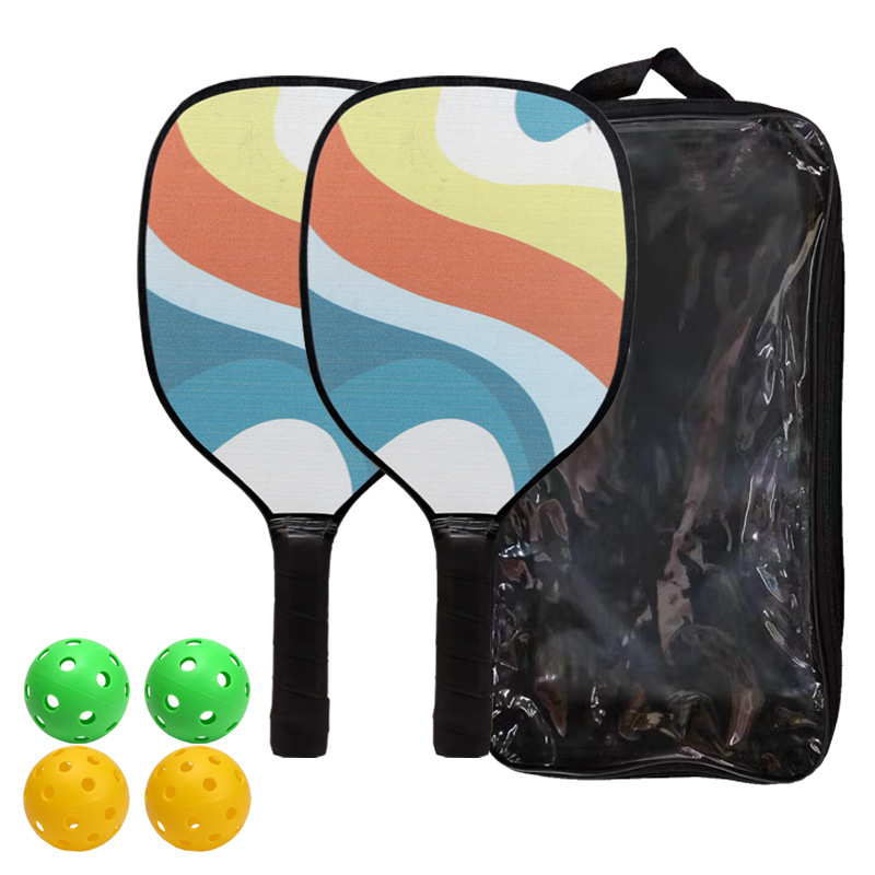 初学者儿童成人运动匹克球拍沙滩球拍2只送球球包双人对打匹克拍详情8