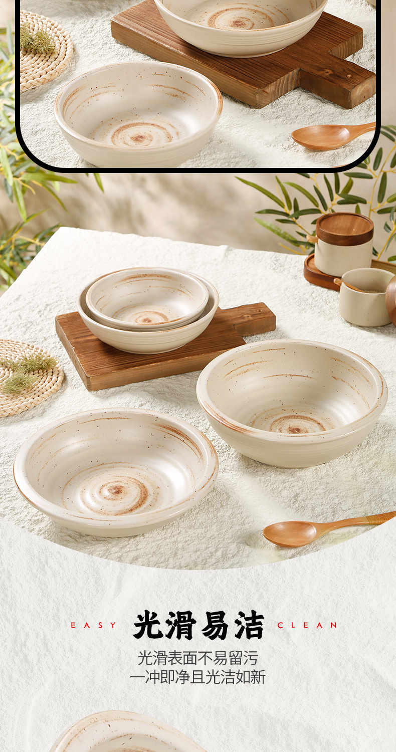 Factory wholesale melamine bowls, Japanese and Korean ramen bowls, commercial hotels and restaurants, shockproof and heat-resistant soup bowls, rice cups, and large porcelain imitation bowls pic 6