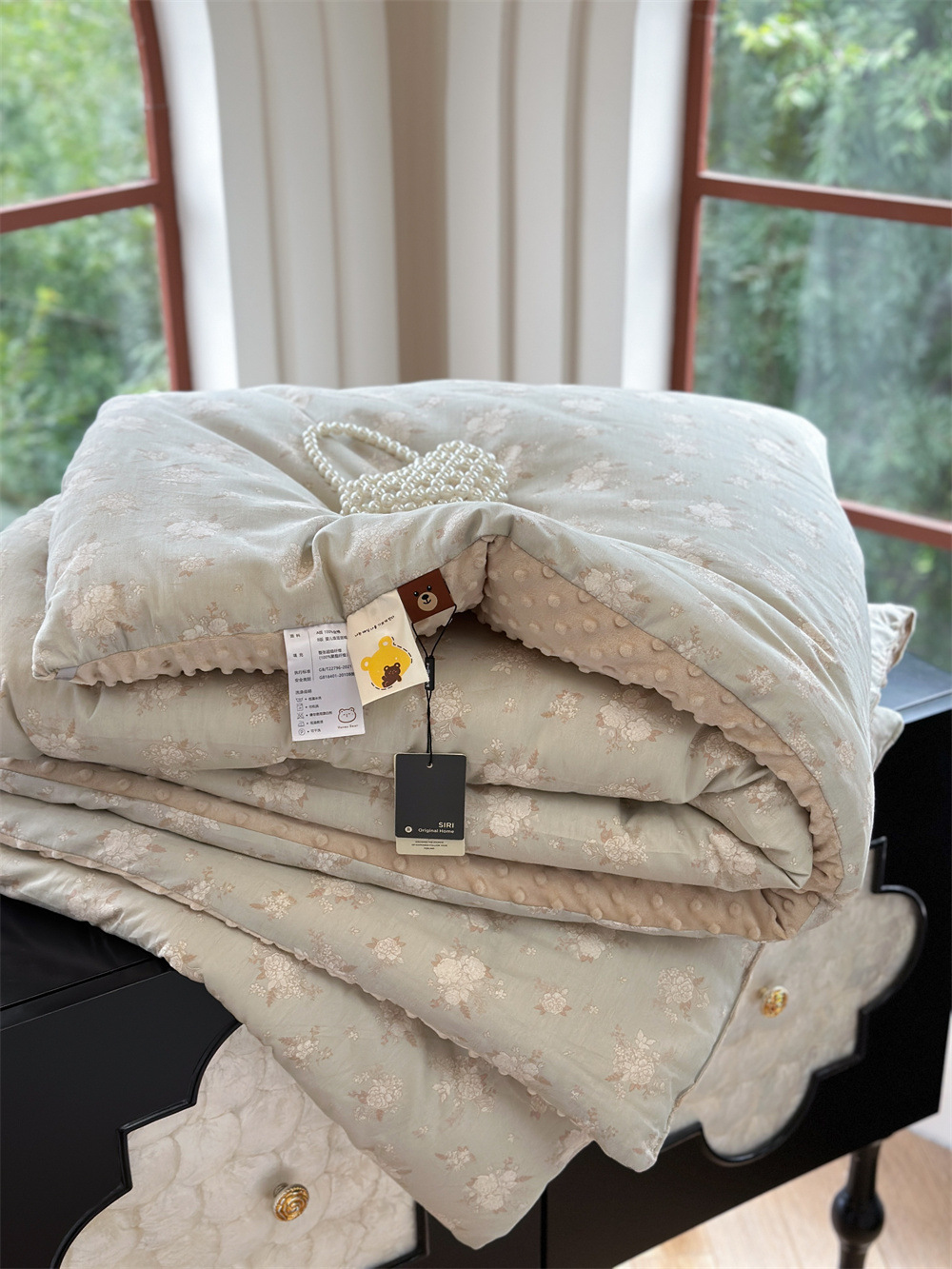 13372 All-cotton cartoon small floral print spring and autumn quilt soothing, bean quilt warm and fleece winter quilt core pic 58