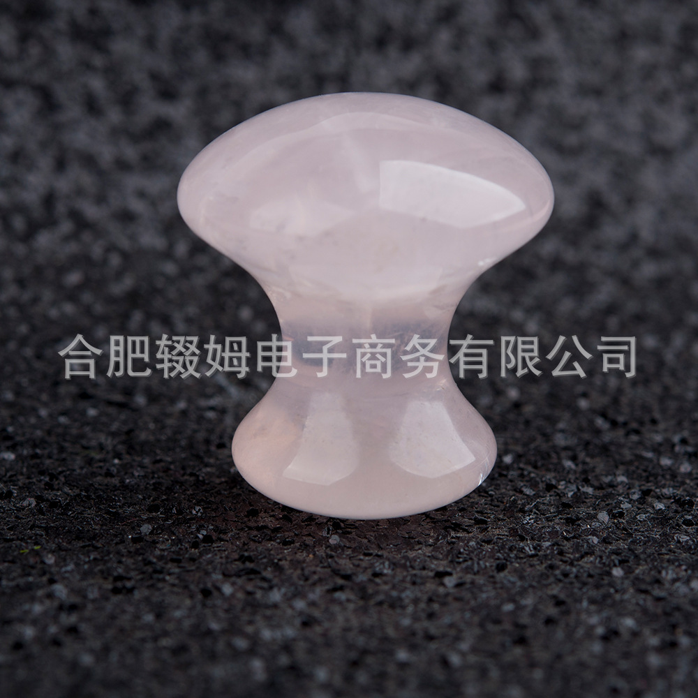 粉晶玉石厂家刮痧板粉水晶绿东陵面部脸部美容刮痧颈椎腿部全身详情26