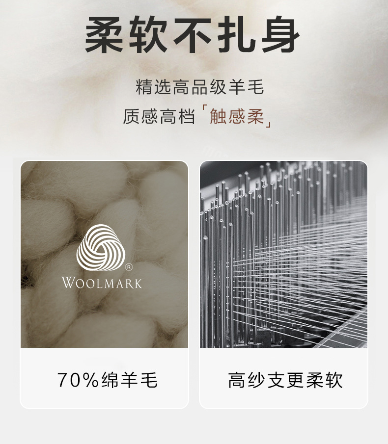 男士休闲西裤男正装高级感可机洗70羊毛西装裤直筒式商务西服裤子详情6