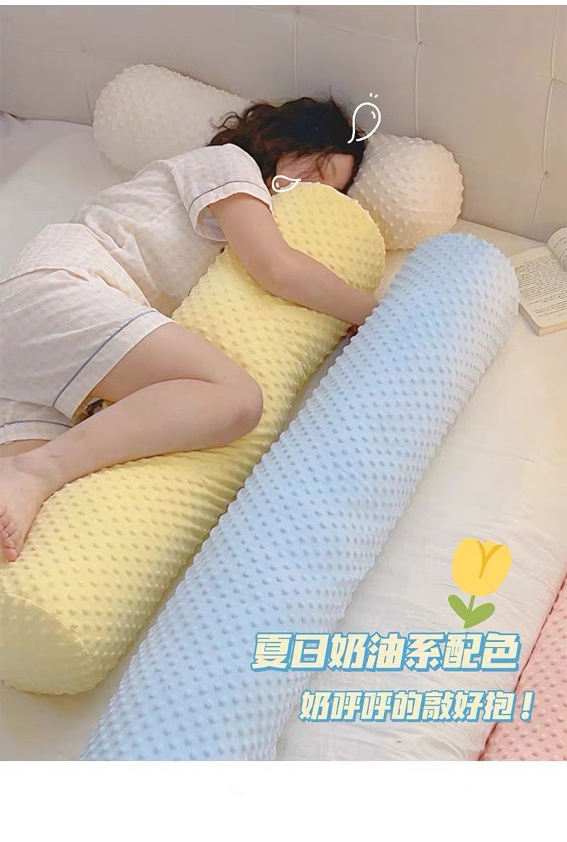This long, fluffy plush pillow is suitable for girls to rest their legs on the bed. It can be used as a bed pillow with a detachable headrest and a backrest for boys pic 3
