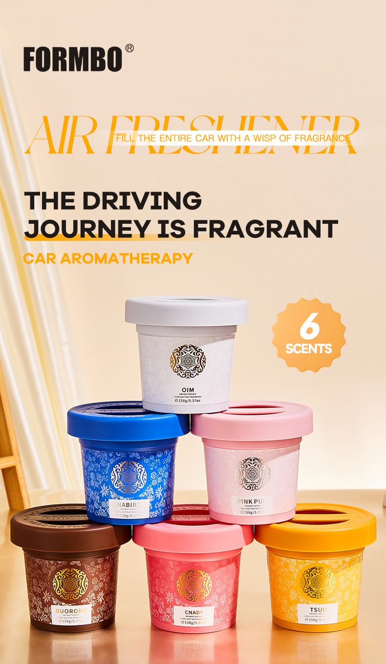 【 Cross-border Exclusive 】FORMBO Car Aromatherapy: Fresh Air, Odor Removal, Long-lasting Fragrance, Light Car Aromatherapy pic 2