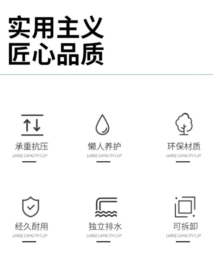神器花盆塑料阳台种菜盆箱悬挂式莓盆长方形挂式长条花盆霍仑盆详情3