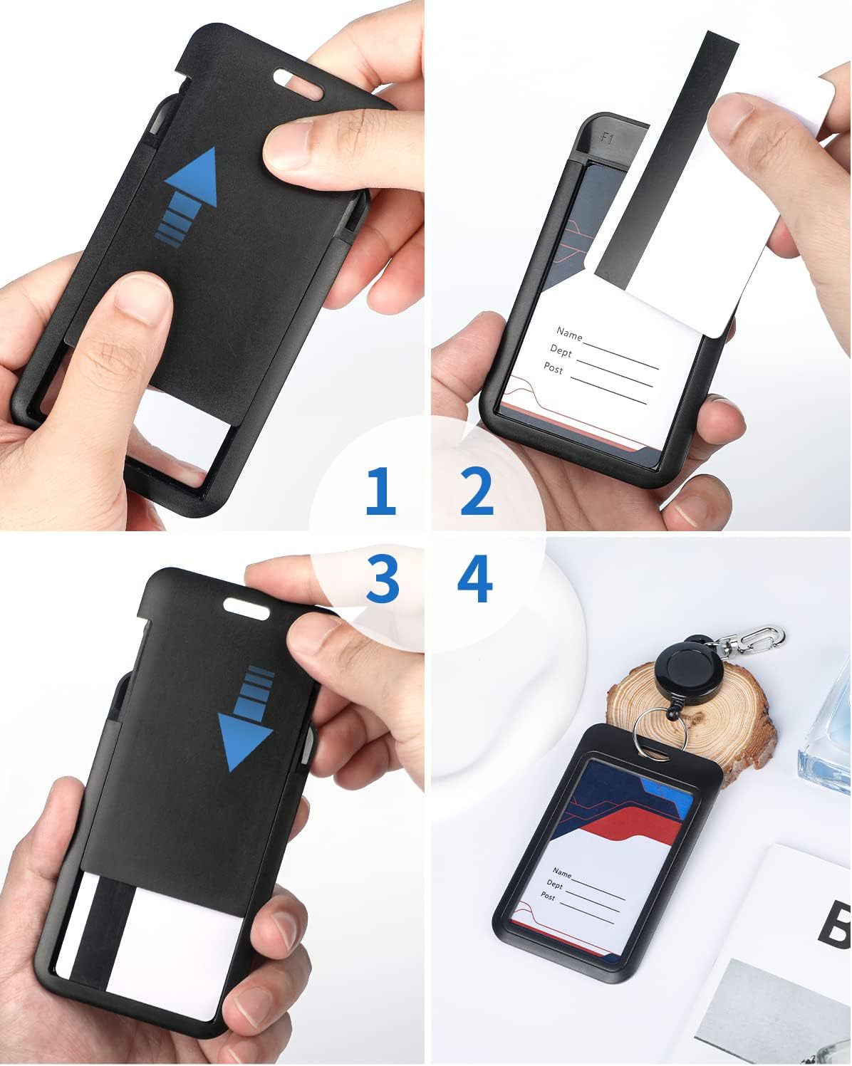 Рабочая карта легко застегивается на застежки ABS-cabs, uv-печатается на удостоверении active-ID-карта, при помощи которого подвешивается тетерно-пластиковая карта pic 5