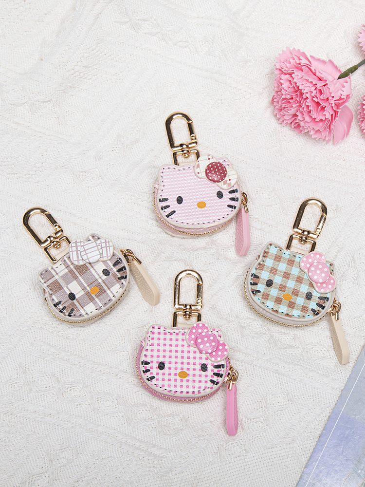 En stock lindo dibujos animados KT gato colgante alto nivel de apariencia hello kitty bolsa colgante llavero chica mejor amiga regalo pic 29