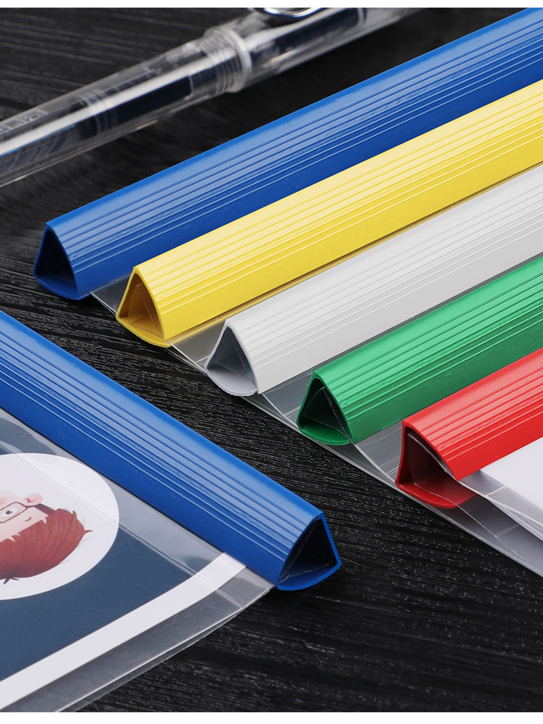 塑料抽拉杆资料夹a4文件夹文件套抽杆夹活页档案抽干夹文件夹定制详情6