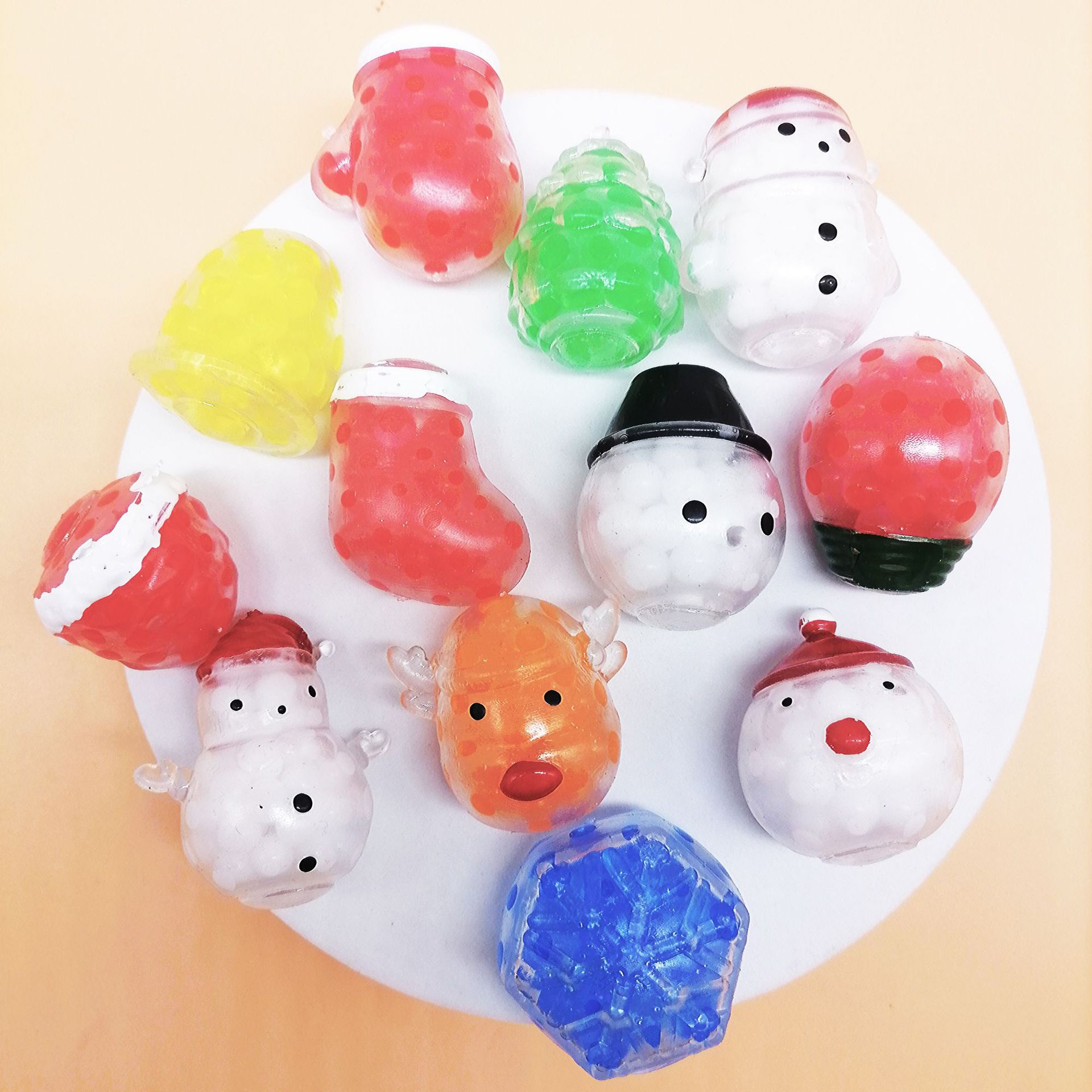 泡大珠拉拉乐圣诞节水珠团子解压球益智玩具减压神器新奇特玩具详情5