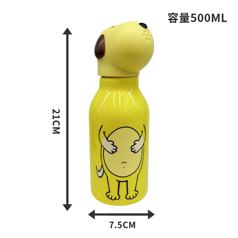 New animal cup for foreign trade, summer new style unicorn cartoon reindeer fashion gift cup, creative and cute lid pic 3