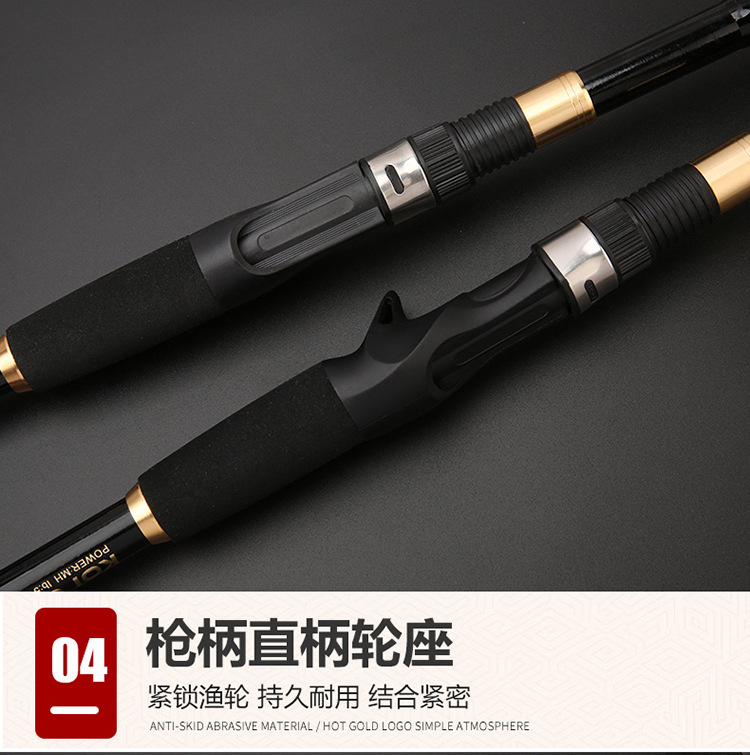 Ultra-short circuit sub-rod telescopic small sea rod portable mini fishing rod, casting rod, boat rod, cross-border special fishing rod set pic 11