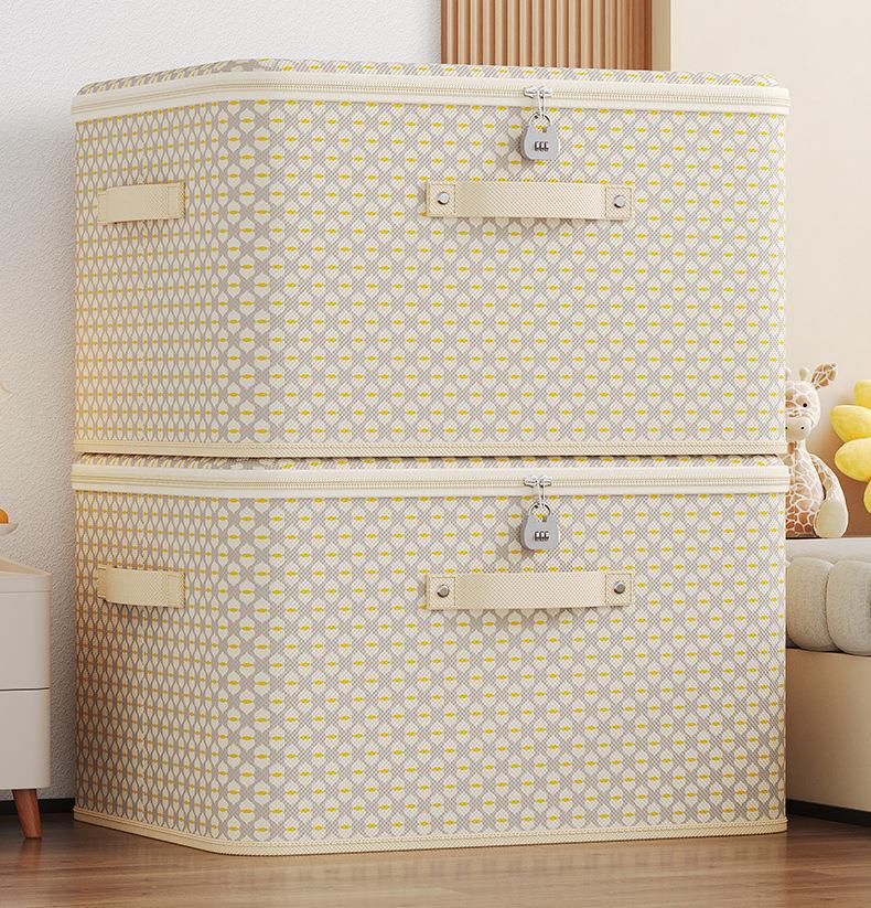 Password storage box with lock, home wardrobe, clothes, quilts, toy organization box, foldable storage box, a magic tool pic 4
