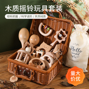 硅胶考拉婴儿手抓摇铃婴儿食品级可啃咬牙胶宝宝安抚益智响铃玩具详情29