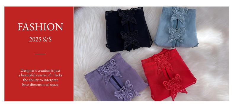 2026 New style lace high-end sexy high-waisted seamless lace underwear for girls, pure and alluring triangle pants for women pic 5