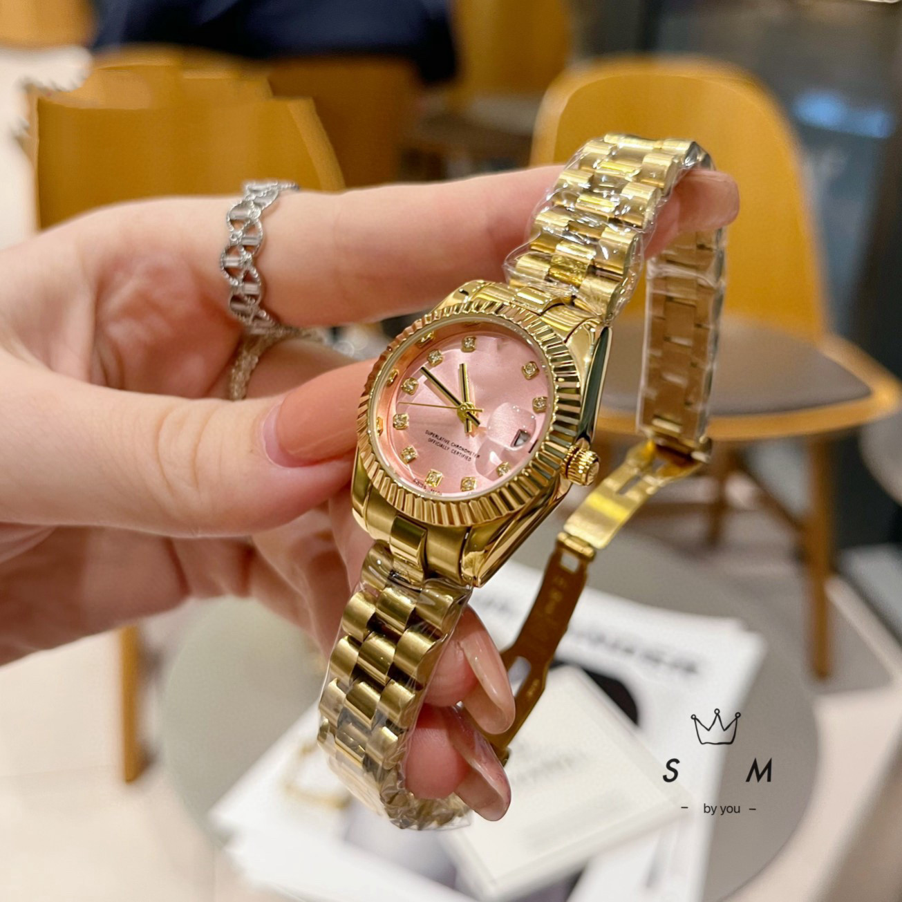 微商劳力家士日志系列时尚潮流钢带手表女名表石英手表女男代发详情35