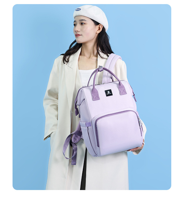 新款妈咪包多功能轻便百搭双肩包带娃外出大容量母婴包孕妈待产包详情30