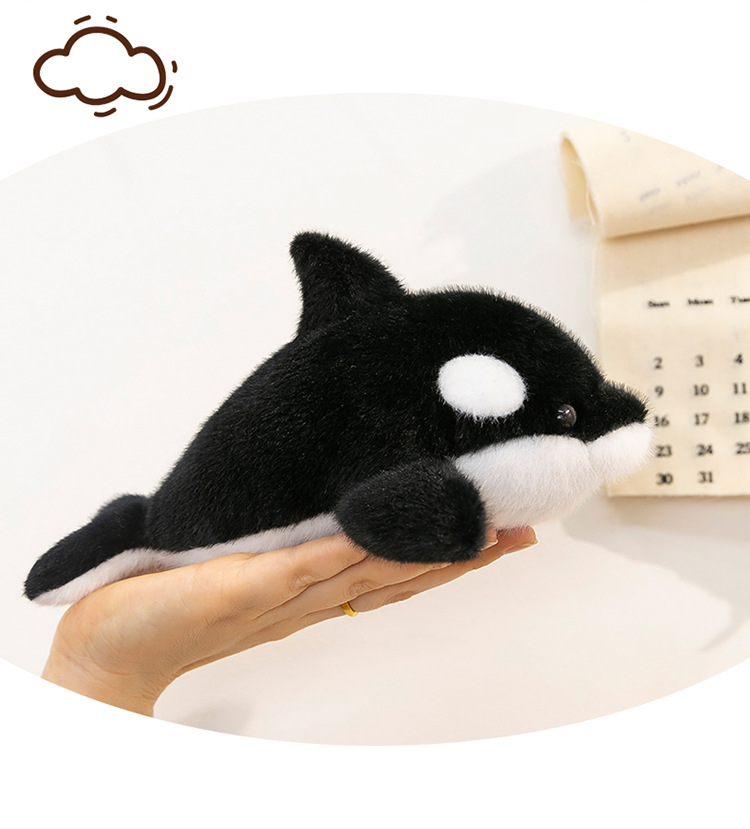 Ocean Series Black Tiger and Whale plush toys, aquarium souvenirs, Seal Palm Treasure event, and shark spray pic 12