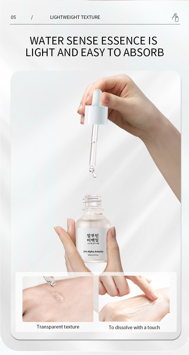 跨境全英文烟酰胺精华液Whiteningserum熊果苷烟酰胺精华液30ml详情10
