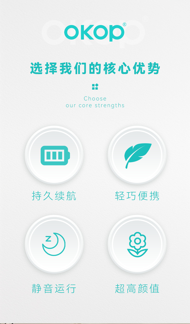 F08小风扇跨境夏季户外懒人便携多档强劲风力挂脖静音长续航轻奢详情4