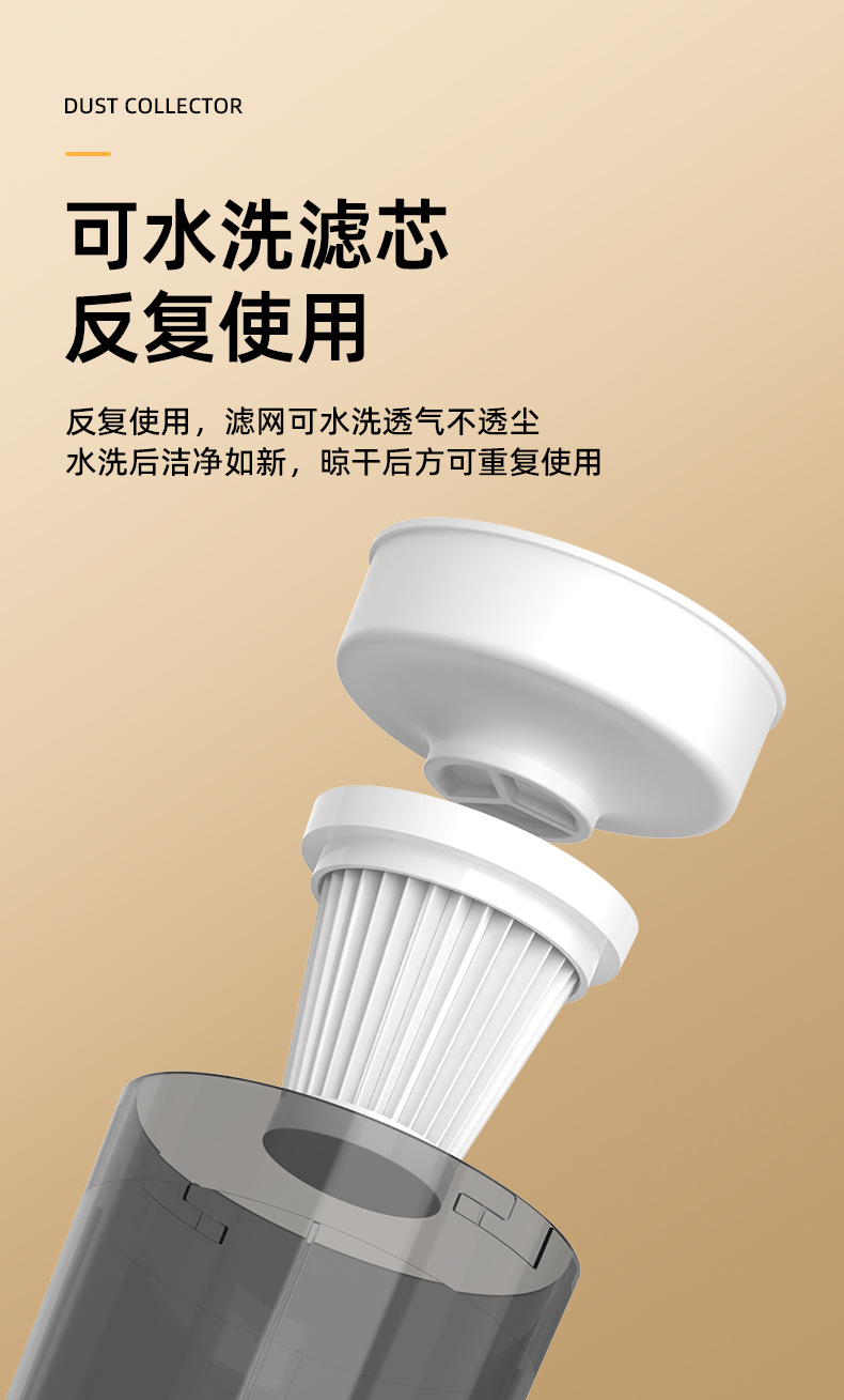 吸尘器家用手持便携车载充电电动无线吸尘器礼品批发一件起批跨境详情18