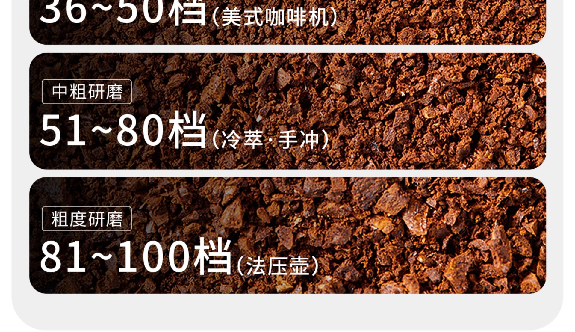 摩佳飓风电动磨豆机意式定量咖啡磨豆机咖啡豆研磨器全自动研磨机详情13