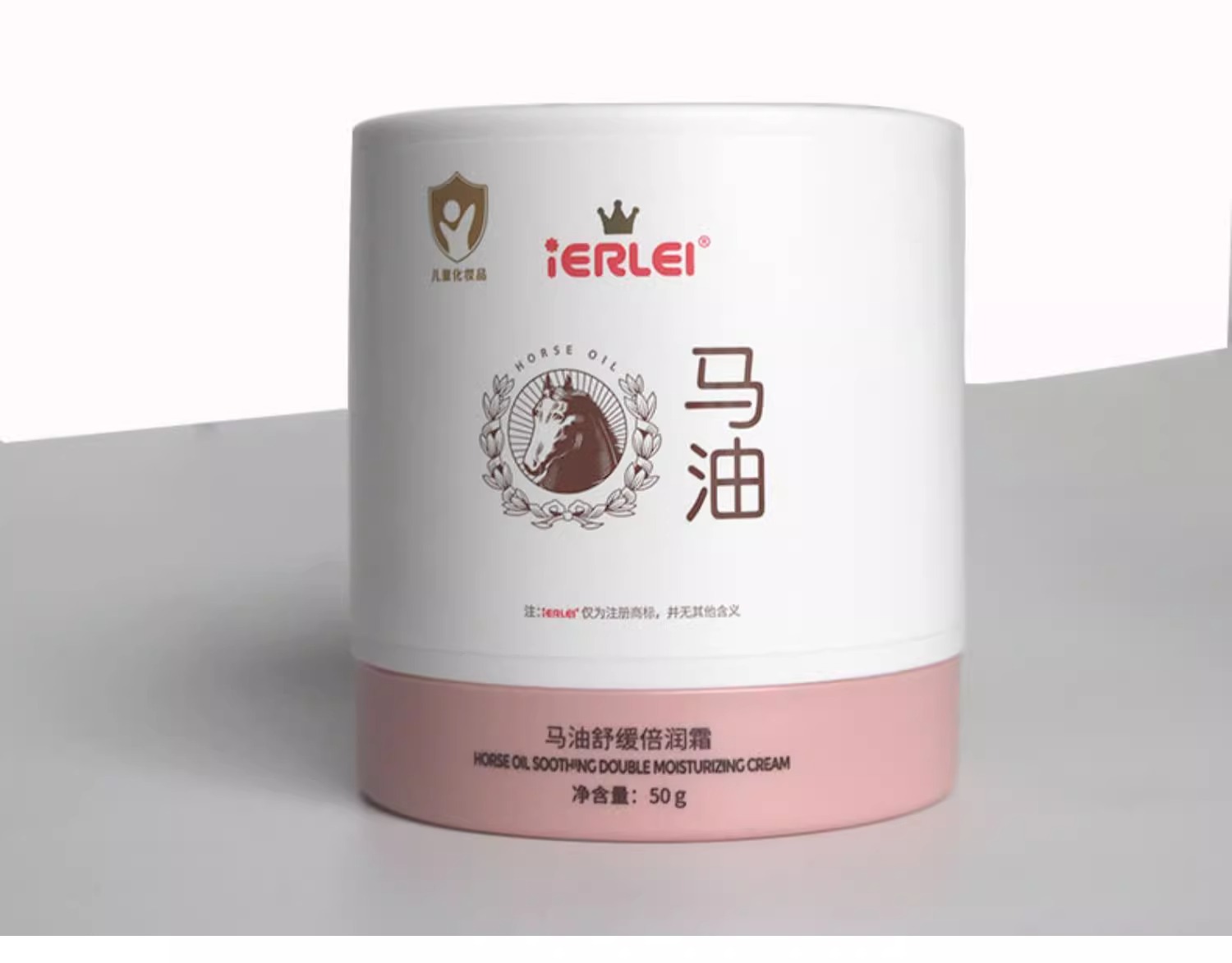 IERLEI马油舒缓倍润霜婴儿面霜滋润保湿霜儿童防皴补水修护霜批发详情5