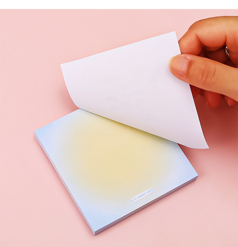 Gradient color sticky note paper, student n times blush, gradient planner sticky note book, student planner halo sticky note paper pic 17