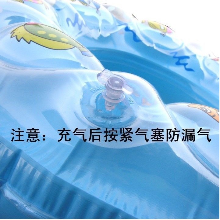 代甜甜圈贴标跨境儿童游泳圈彩色双层充气气囊加厚卡通可爱批发详情9