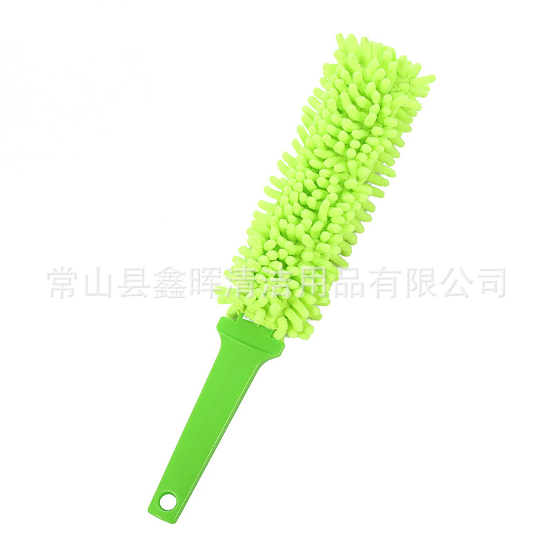 跨境爆款雪尼尔空调刷短款除尘车子刷便携式水洗清尘刷定制批发详情7