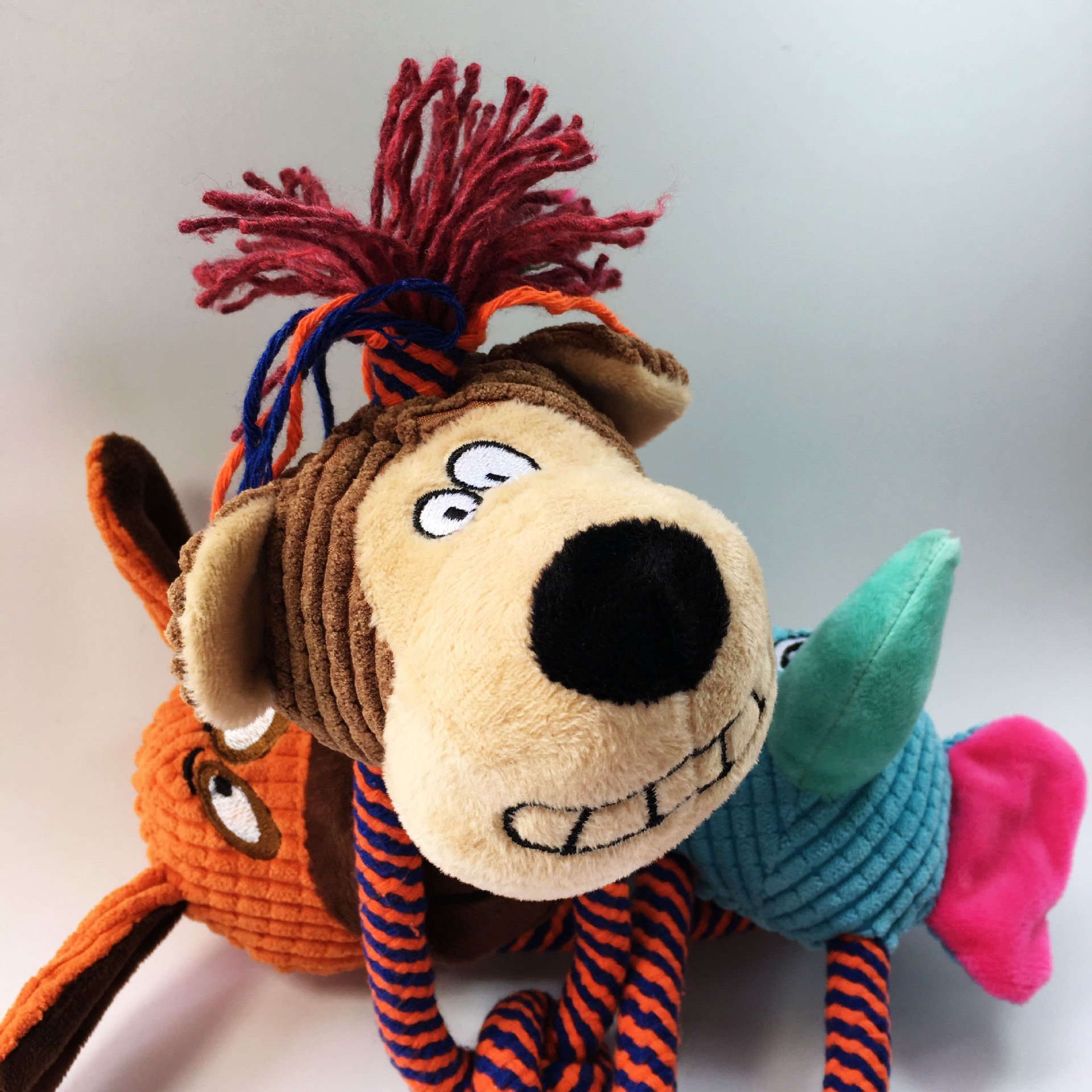 Pet toys: Teddy, small dog, golden Retriever, big dog, durable, fun, plush, sound-making cotton rope, and multiple combination toys pic 10