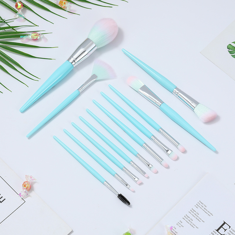 网红蓝桥12支化妆刷眼影腮红粉底高光遮瑕全套超柔软美妆工具详情7
