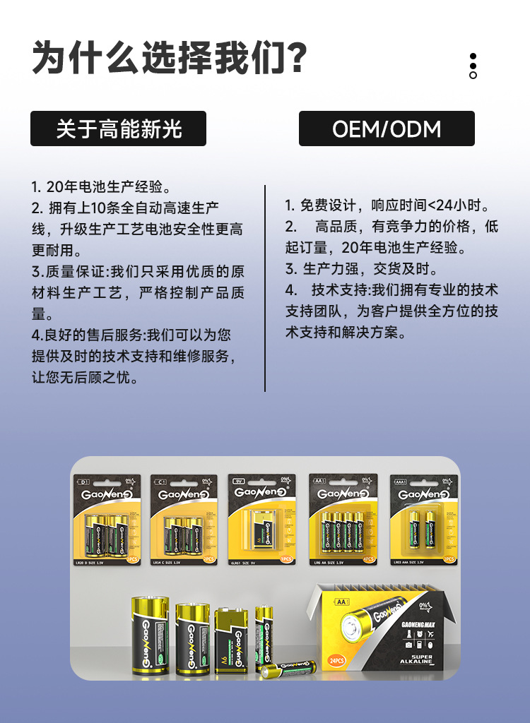 厂家批发7号电池 1.5V环保AAA电池 LR03干电池 遥控器7号碱性电池详情2