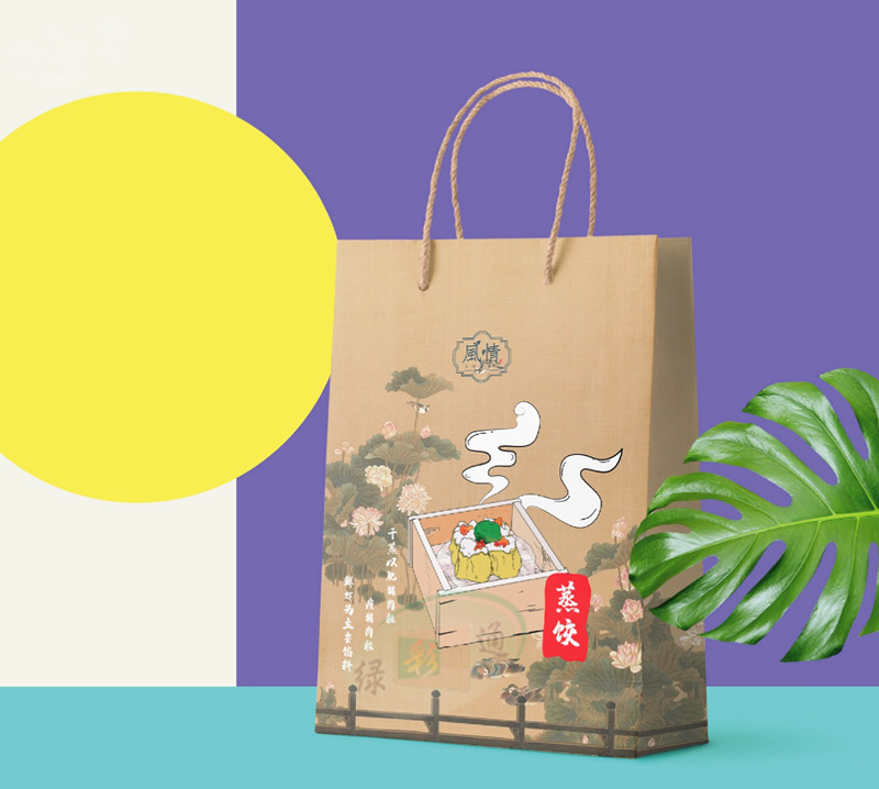 Customized paper bags, printed logo gift bags, corporate advertising handbags, clothing shopping bags, takeout snack bags, custom-made pic 51