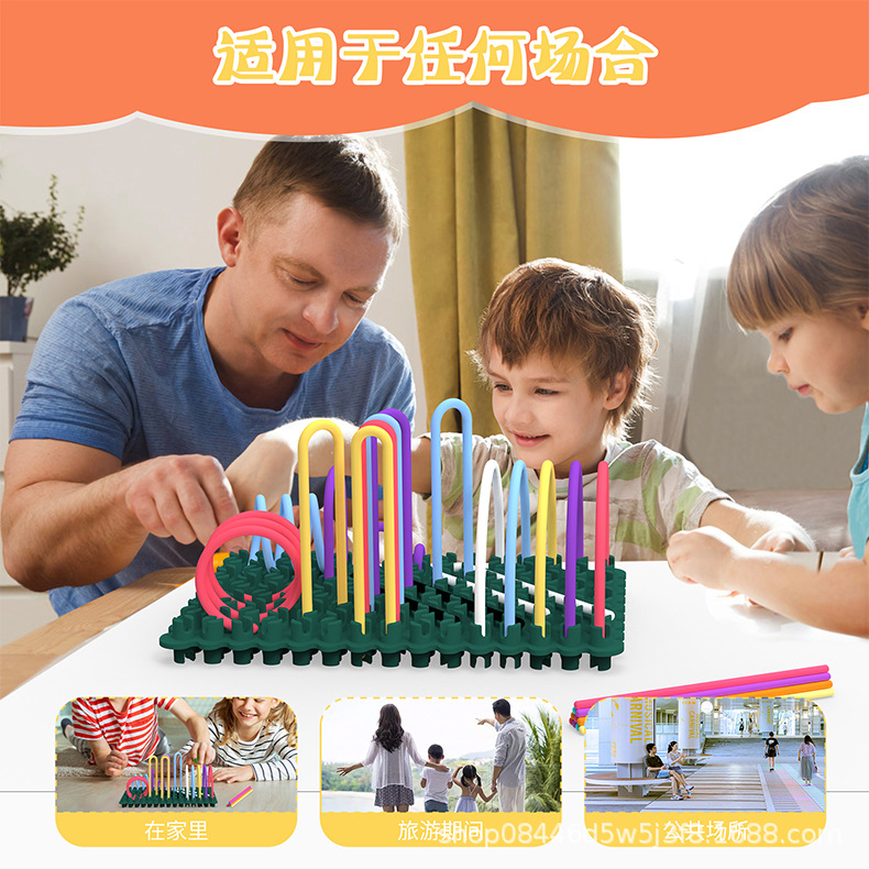 SensoryActivityBoard Food-grade silicone stress-relieving sensory board for educational sensory development pic 5